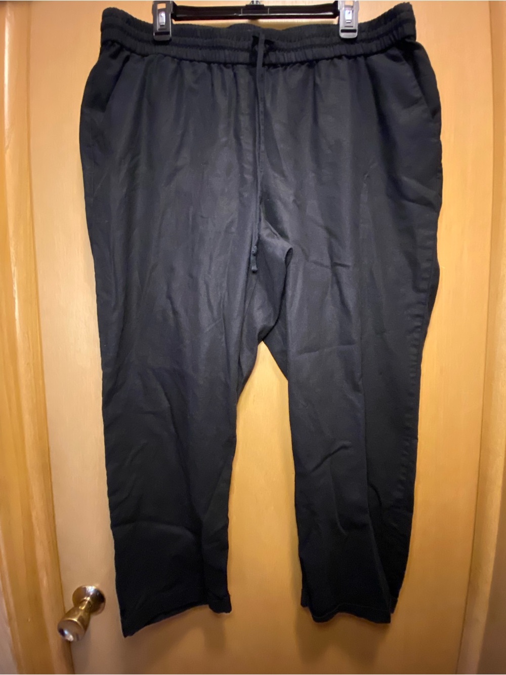 J.Crew Factory linen-cotton drawstring pants women’s plus size 18